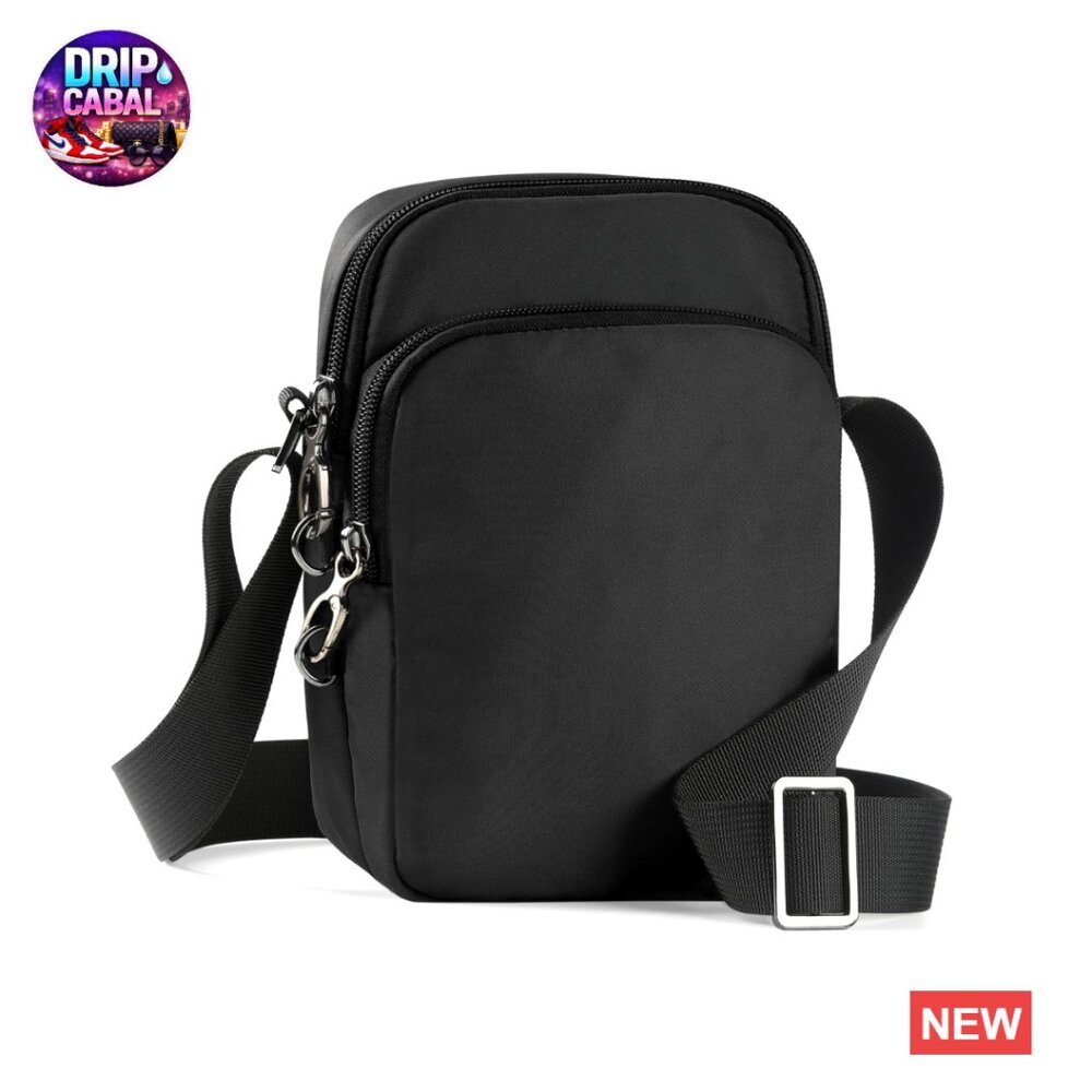 Anti Theft Crossbody Sling Bag with RFID Blocking & Zipper Lock